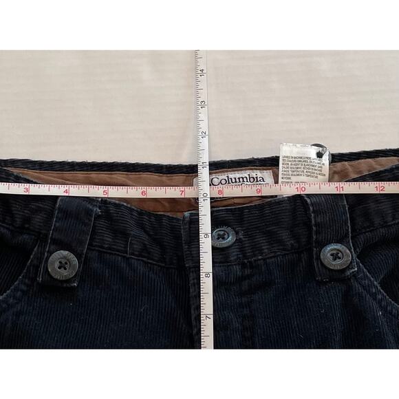 Columbia Sportswear Mid Rise Straight Leg Black Corduroy Pants, Size 10 - Picture 8 of 11